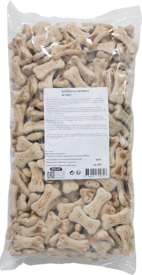Biscuits pour chien enrichis en calcium Os 2kgs