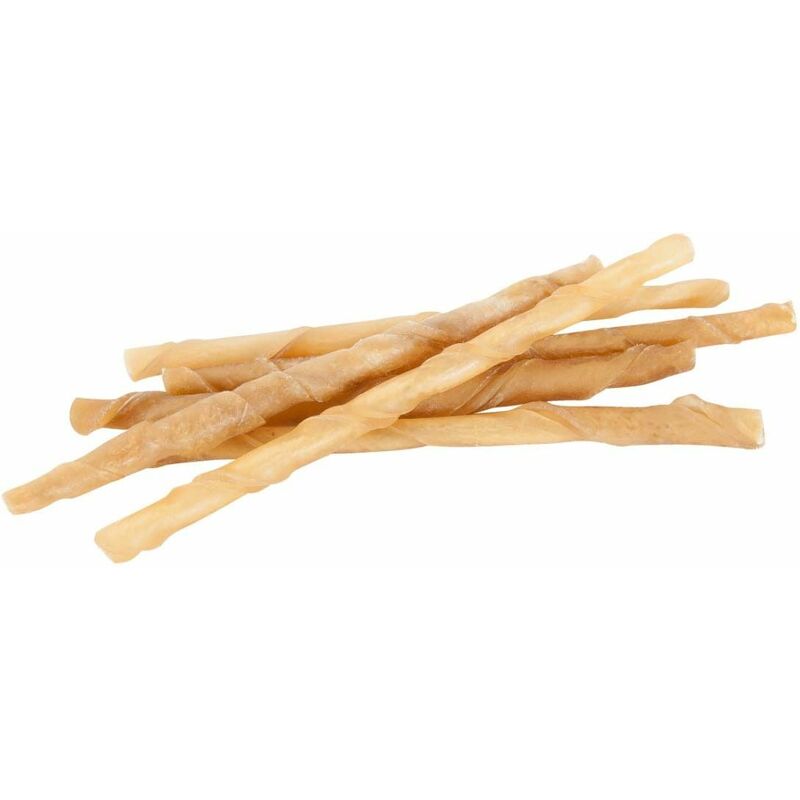 Sachet 100 batonnets torsade 7-8 mm pour chien