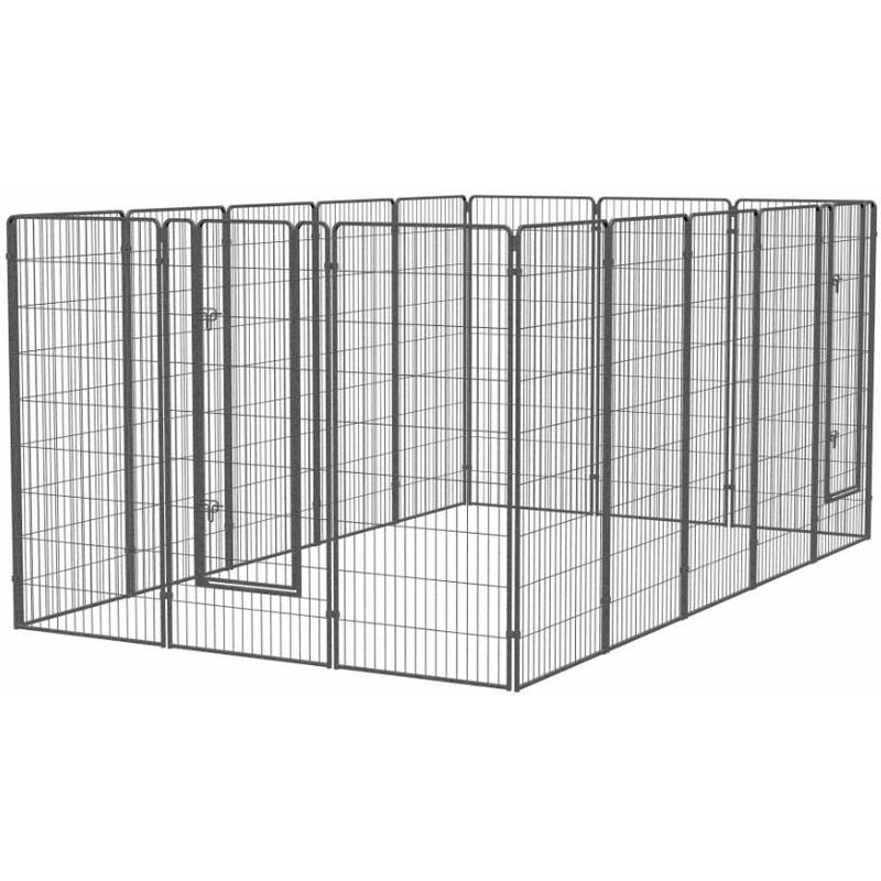 Kit chenil en métal Security 4 x 2.4 m