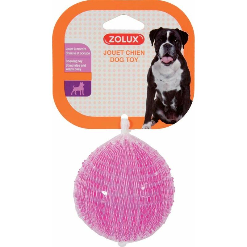 Jouet pour chien balle avec picots Pop 8 cm