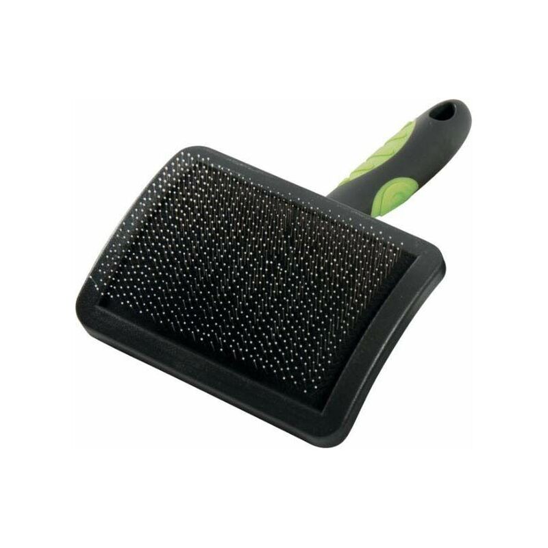 Brosse chien slicker en plastique