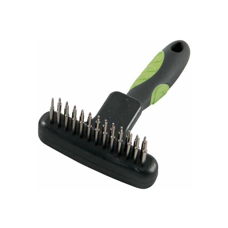Brosse étrille rétractable pour chien 13 dents