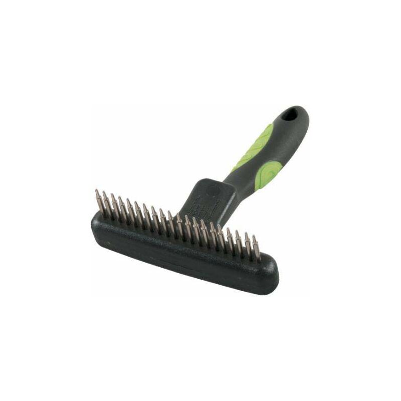 Brosse étrille rétractable pour chien 20 dents