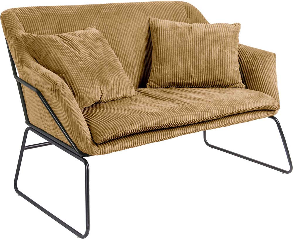 Sofa en velours côtelé Glam