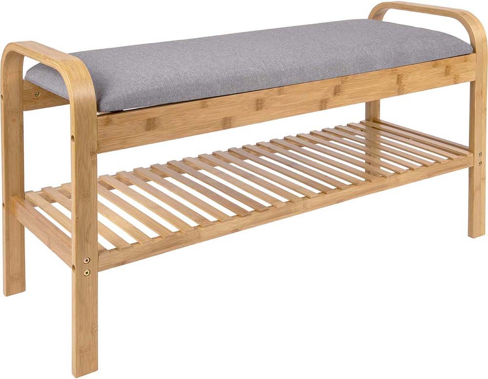 Banc en bambou avec coussin Arch