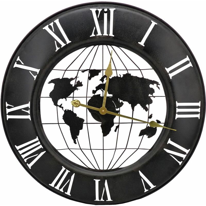Horloge murale World 63 cm