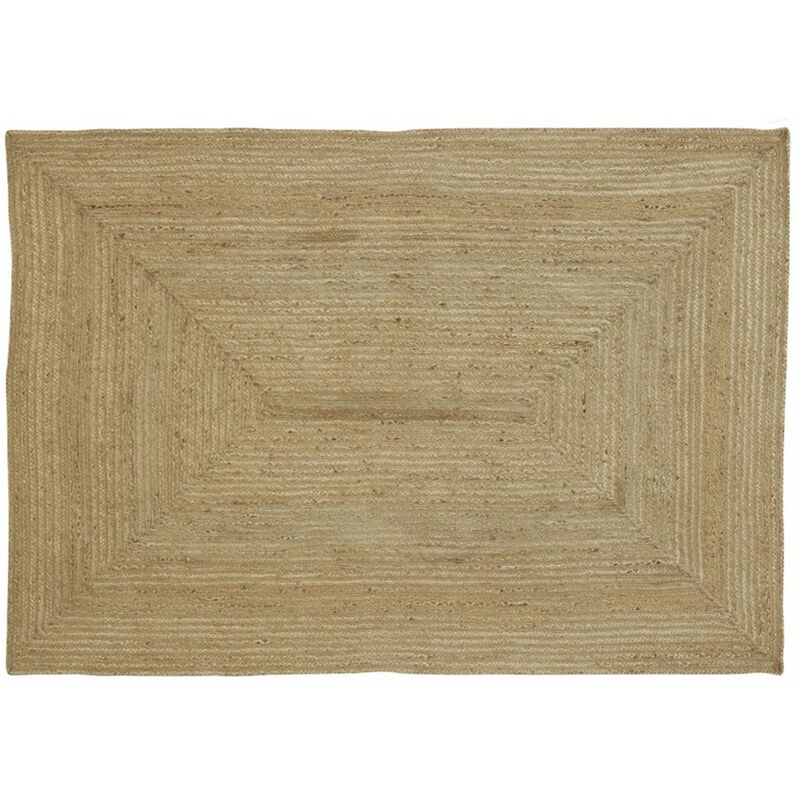 Tapis rectangulaire en jute naturelle 150 x 210