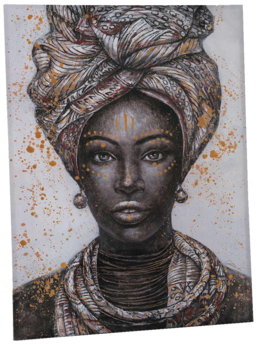 Toile portrait Zia 90 x 120 cm