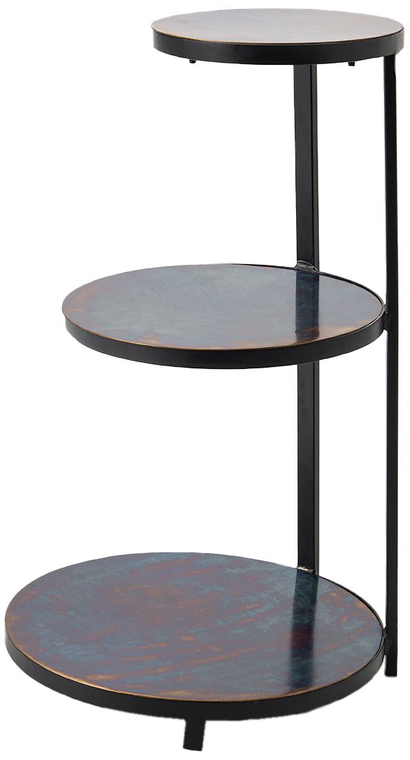 Bout de canapé en métal Stellaire