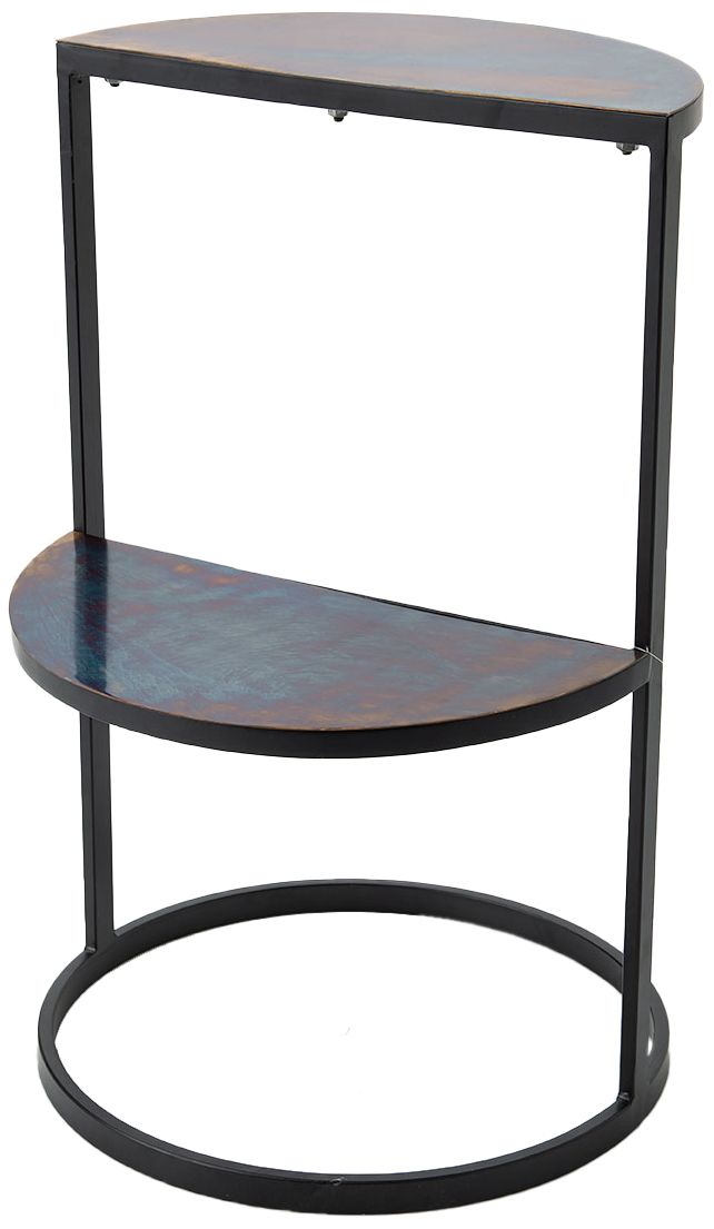 Bout de canapé en métal Moon