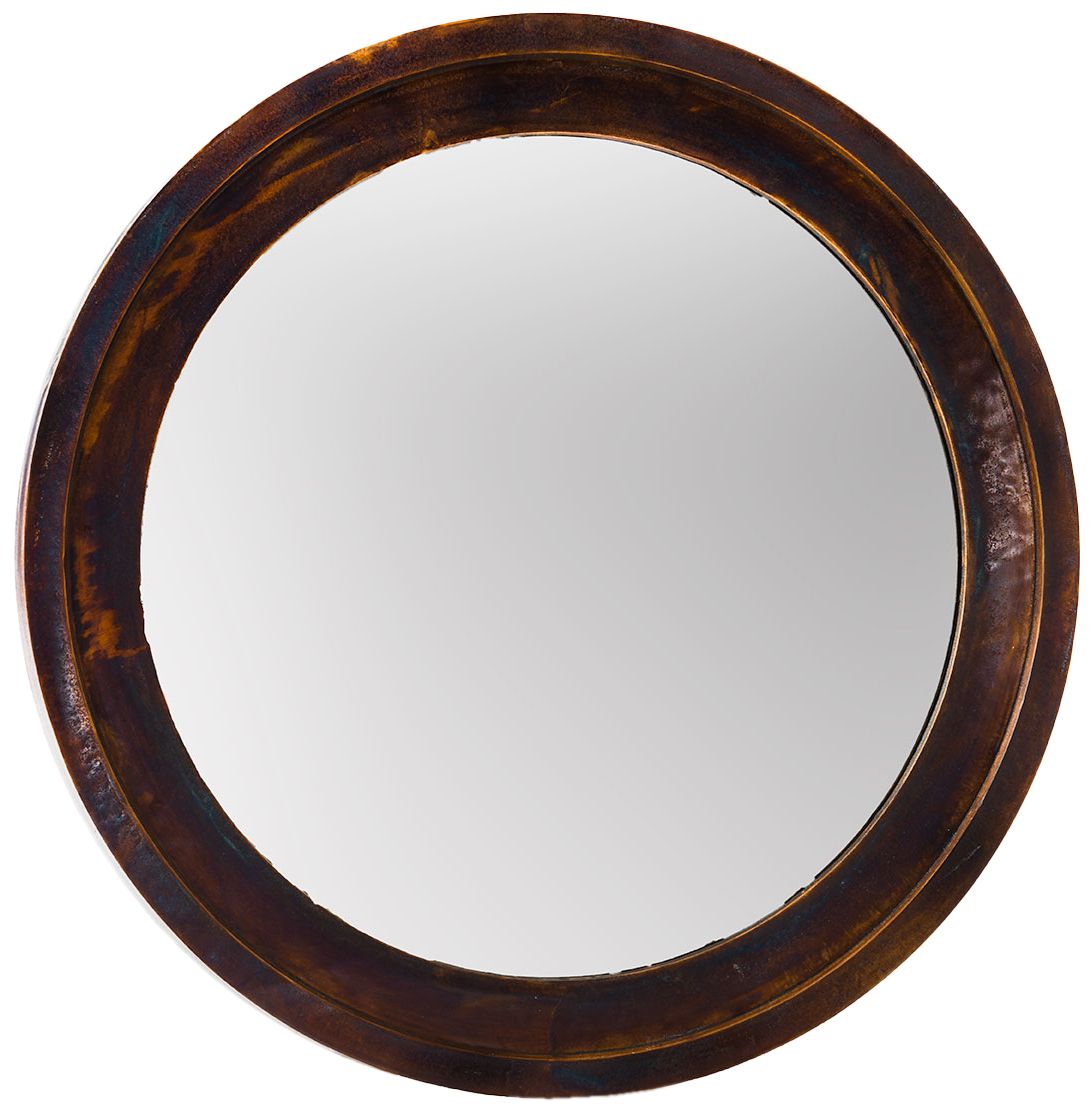 Miroir rond en métal Galaxy 81 cm