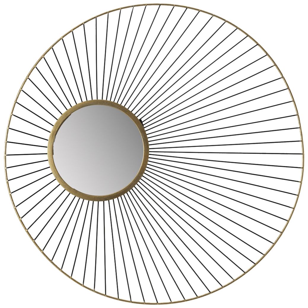 Miroir en métal filaire Milano 66 cm