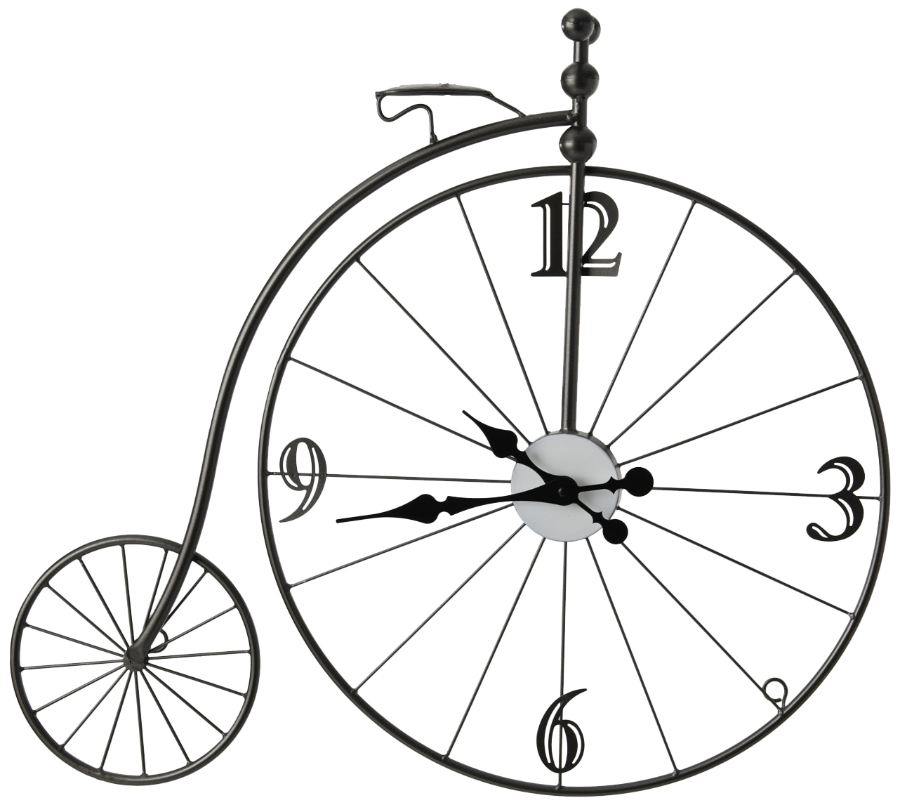Horloge en métal Vélo vintage
