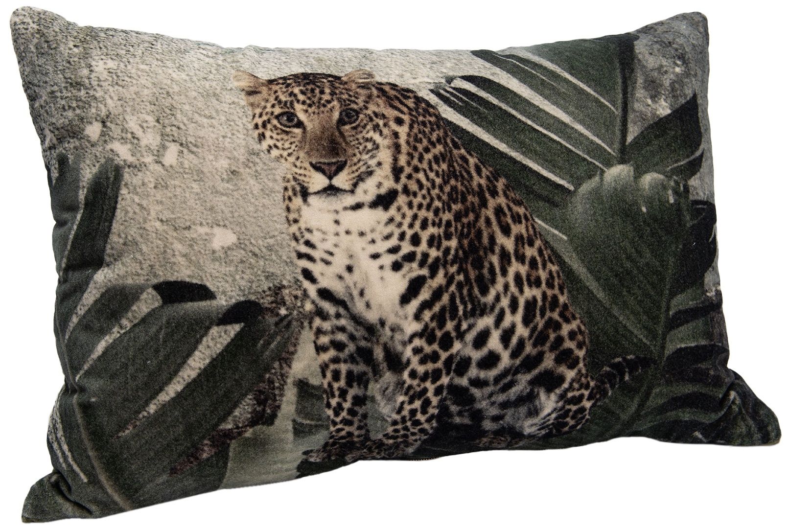 Coussin en velours Panthère 40 x 60 cm