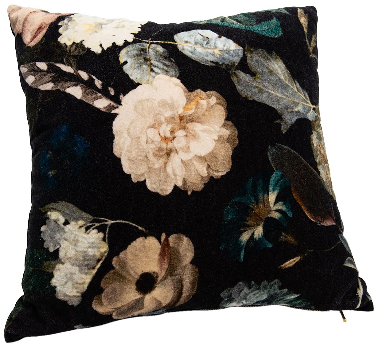 Coussin en velours Temps moderne 45 x 45 cm