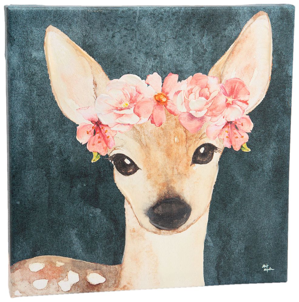 Toile Lili la biche 30 x 30 cm