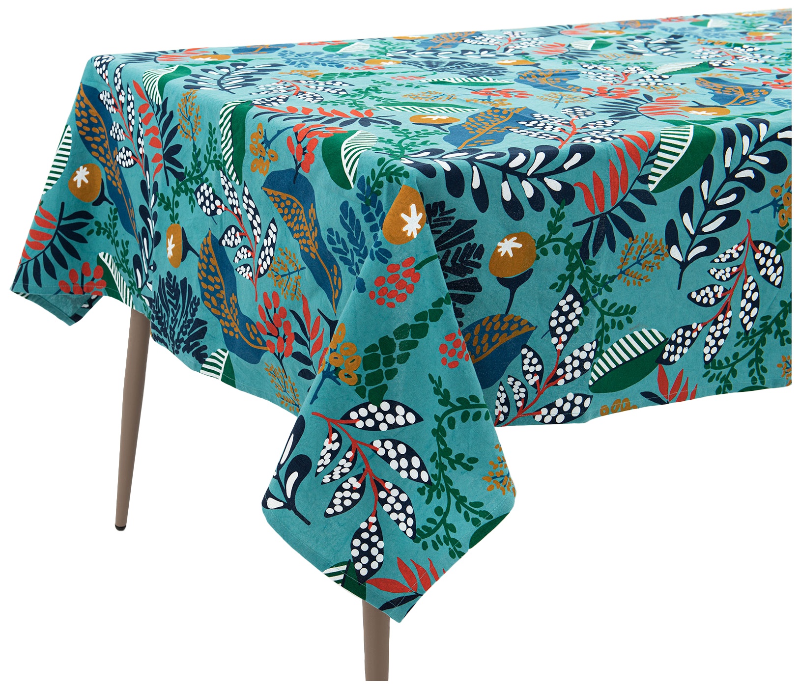 Nappe en tissu fleuri Eden Longueur 150 cm