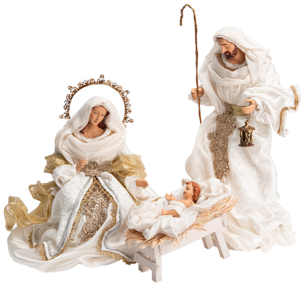 Personnages de crèche Nativité 36 cm