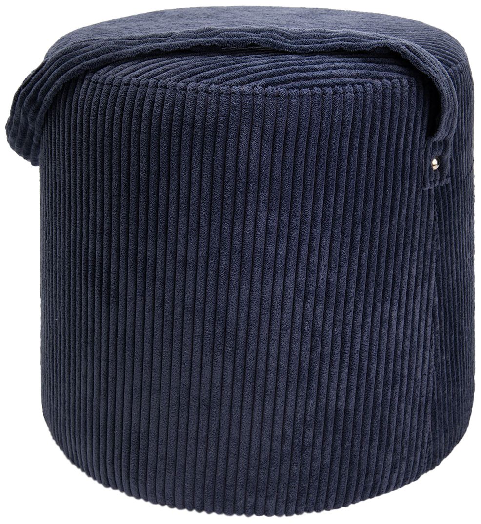 Pouf en velours côtelé Eco chic