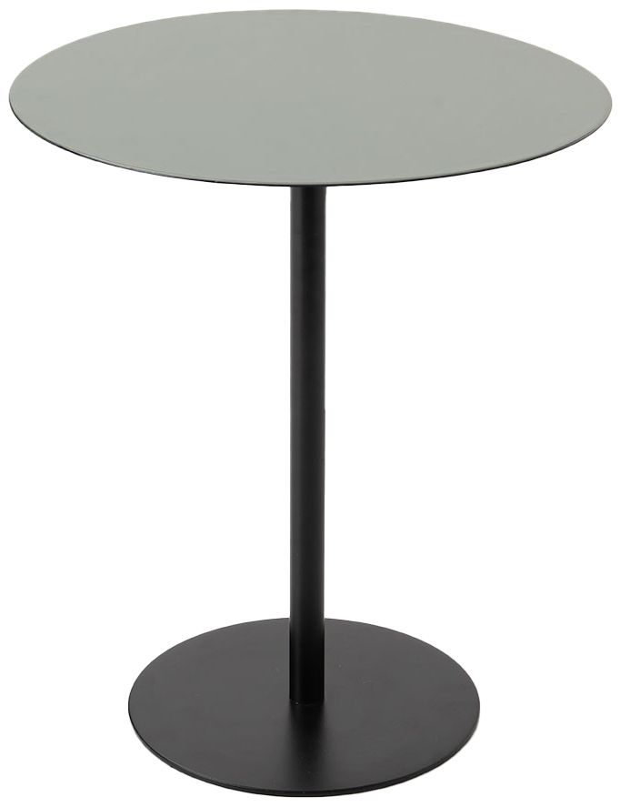 Table plateau en émail verte 44 cm