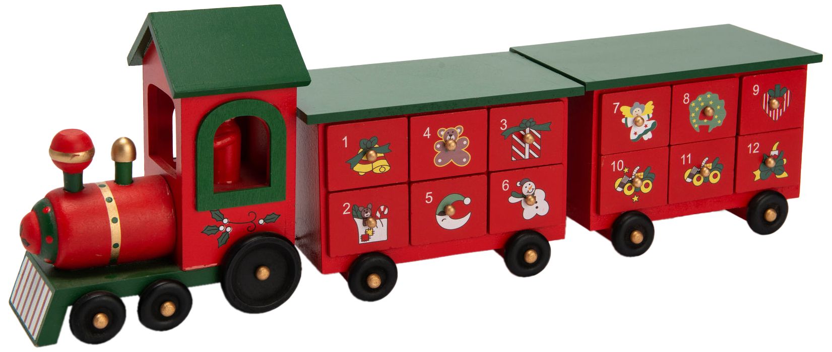 Calendrier de l'avent train traditionnel