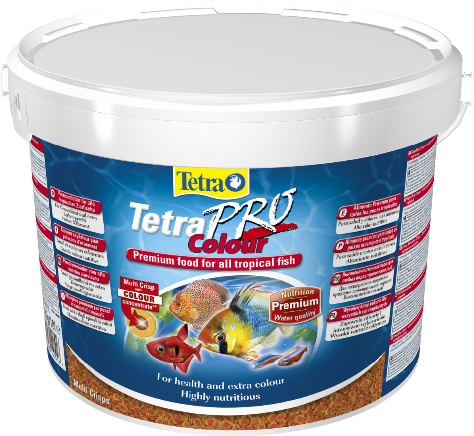 Aliment pour poissons d'ornement Tetra pro color 1l