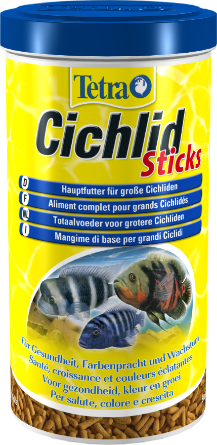 Aliment complet spécial cichlidés Tetra cichild sticks 1 litre