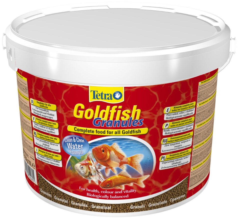 Aliment complet Tetra goldfish granulés 10 litres