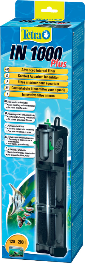Filtre intérieur pour aquarium Tetra filtre In 1000 | 120 - 200 litres