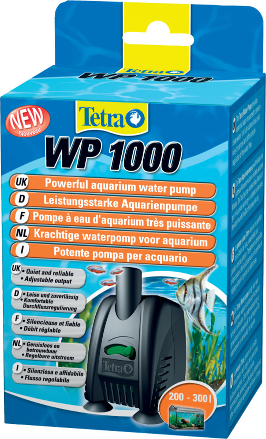 Pompe à eau d'aquarium très puissante Tetra WP 1000