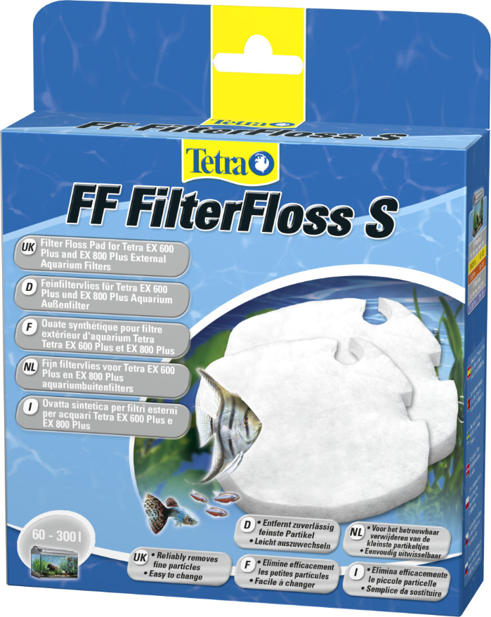 Ouate filtrante pour filtres Tetra EX 600 et 700