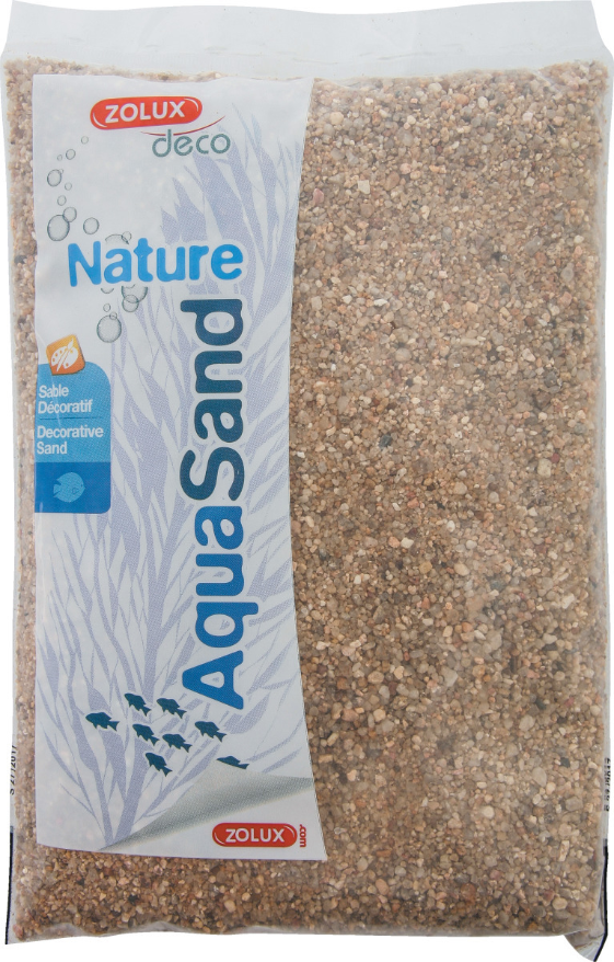 Sol décoratif naturel Aquasand nat rivière 1kg