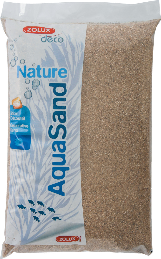 Sol décoratif Aquasand naturel rivière 5kg