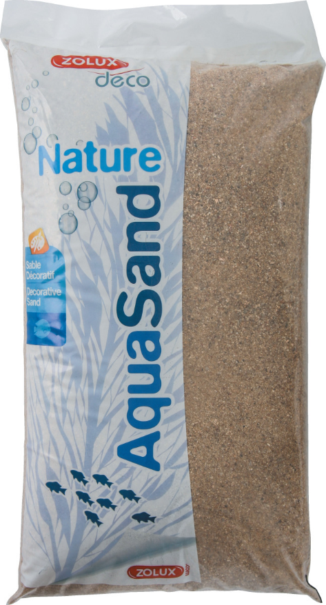 Sol décoratif Aquasand nat rivière 12kg