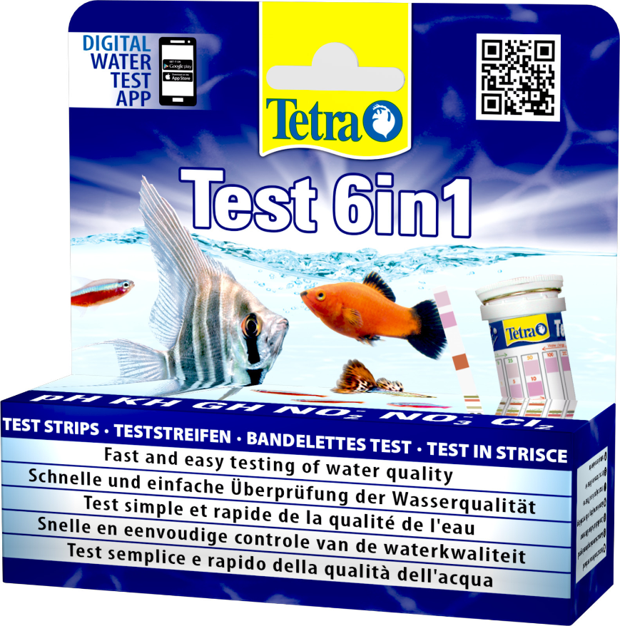 Test de l'eau Tetra test bande 6 en 1