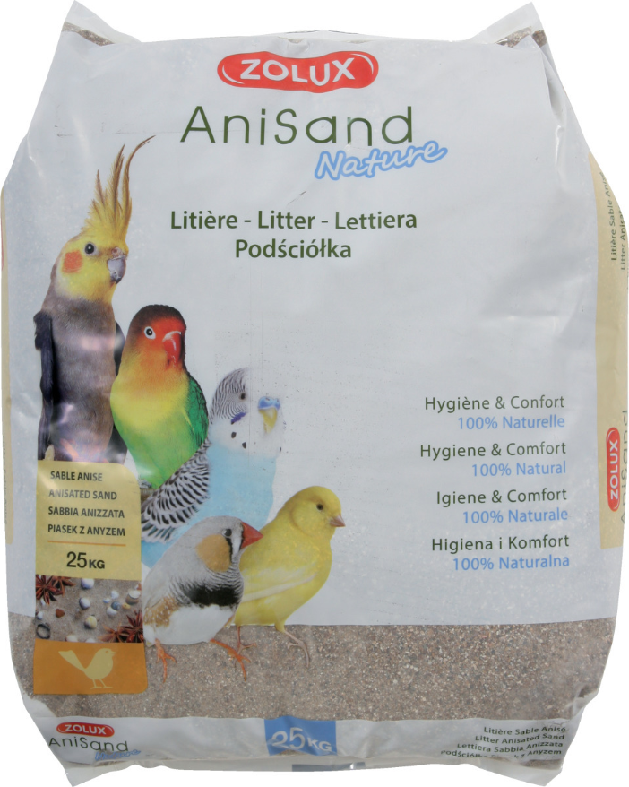 Litière sable Anisand nature 25 kg