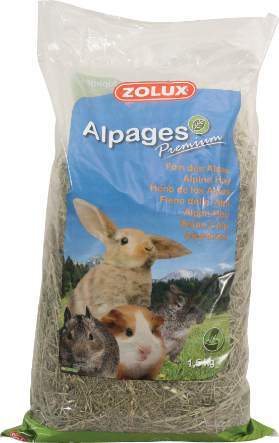Foin Alpage premium pour rongeurs 1,5 kg
