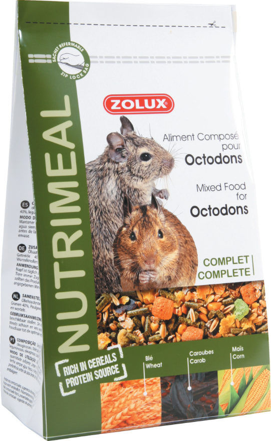 Aliment complet pour octodons Nutrimeal 800 gr