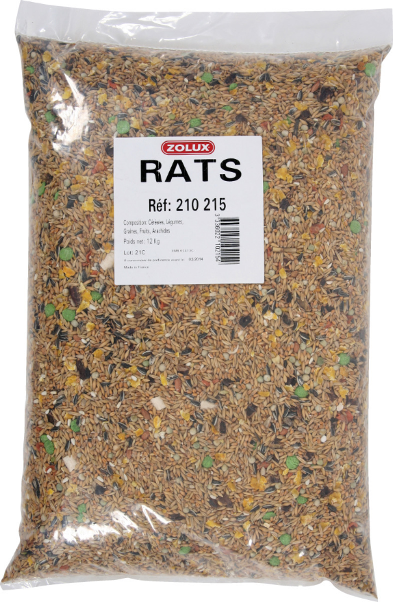 Mélange complet pour rats et souris 12 kg