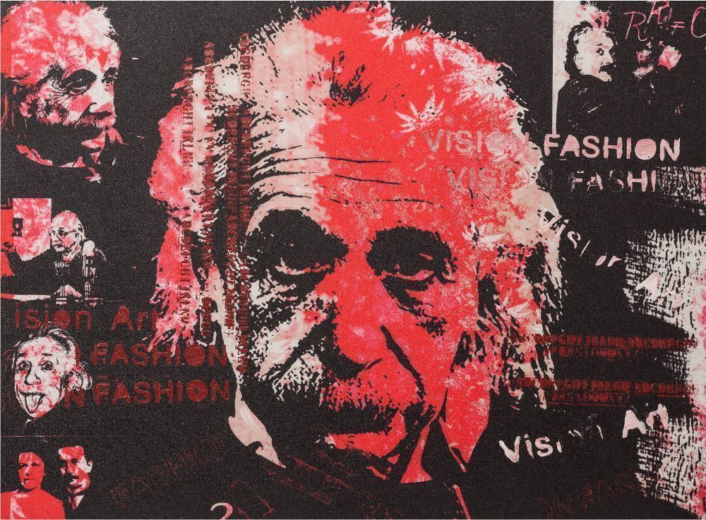 Toile murale imprimée Enstein