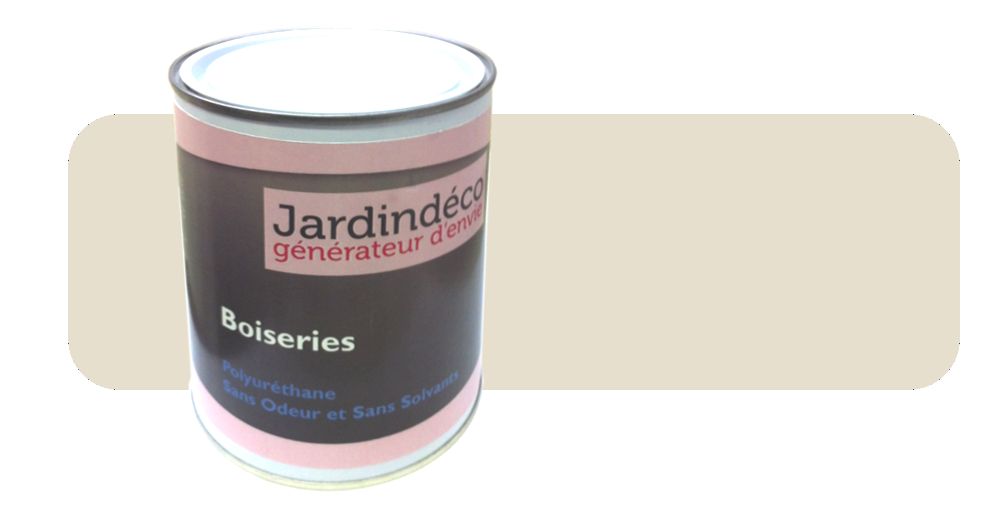 Peinture beige pour meuble en bois brut 1 litre