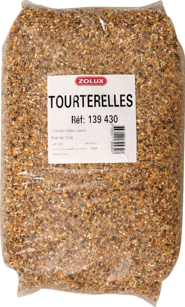 Mélange composé pour tourterelles (sac de 12kg)