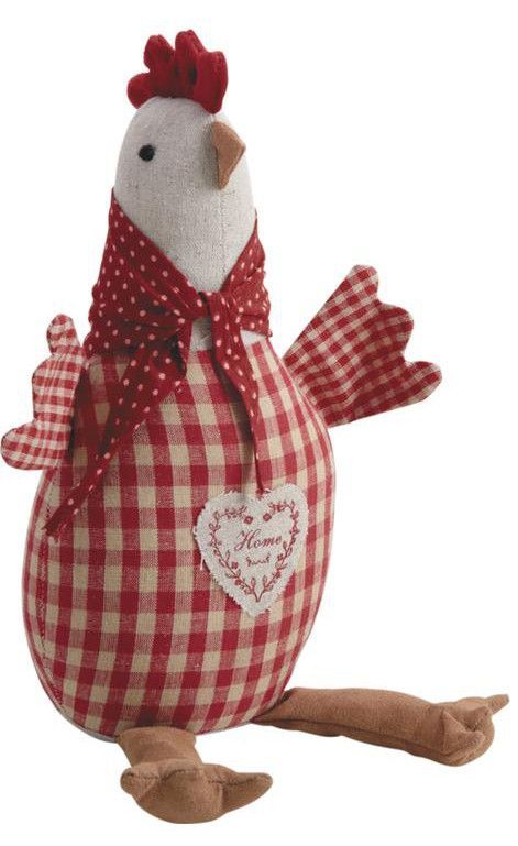 Cale-porte poule vichy