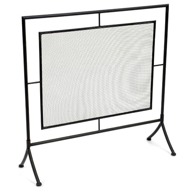 Pare-feu Géométrique en Métal Noir