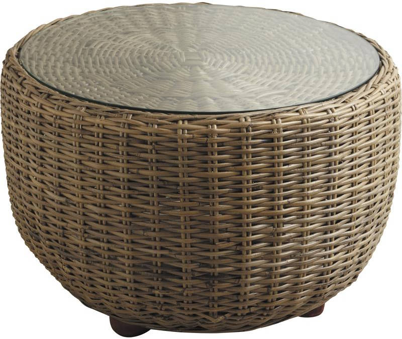 Table boule en poelet gris et verre Pipelette