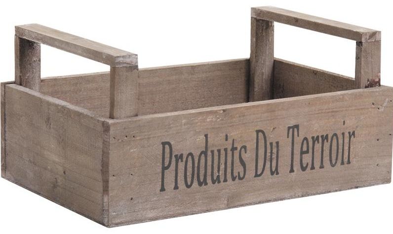 Caisse récolte Produits du terroir