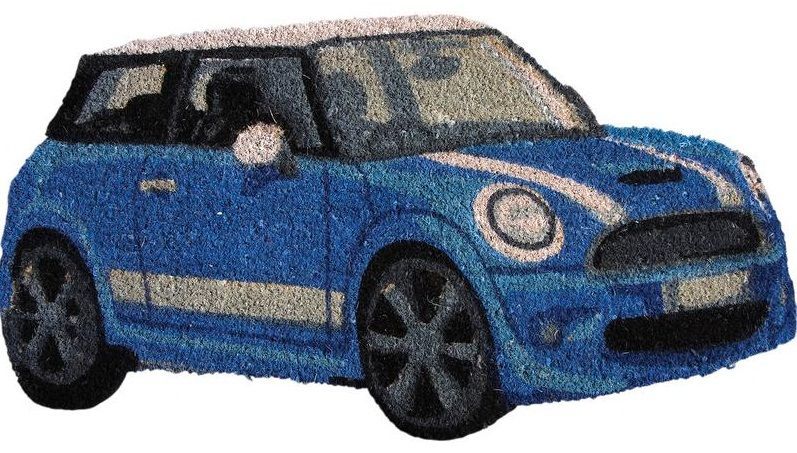 Paillasson mini bleue