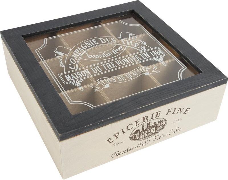 Boite à thé 9 compartiments