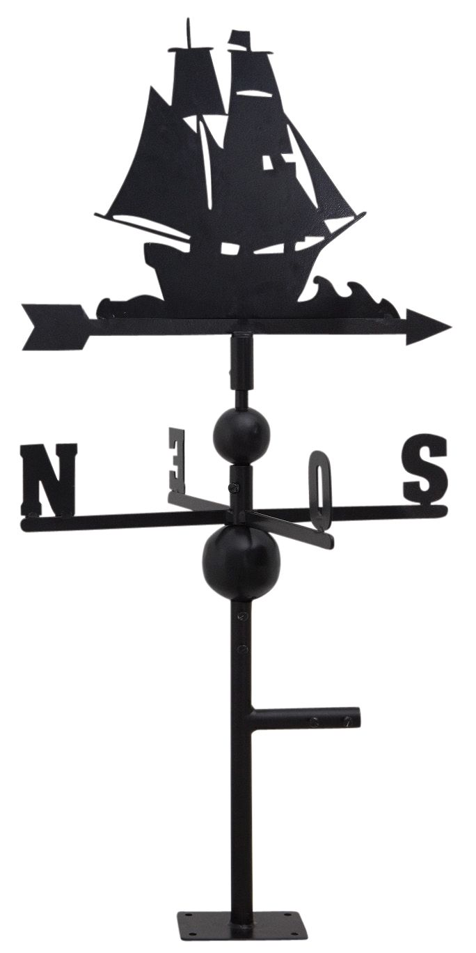 Girouette bateau en Fer forgé