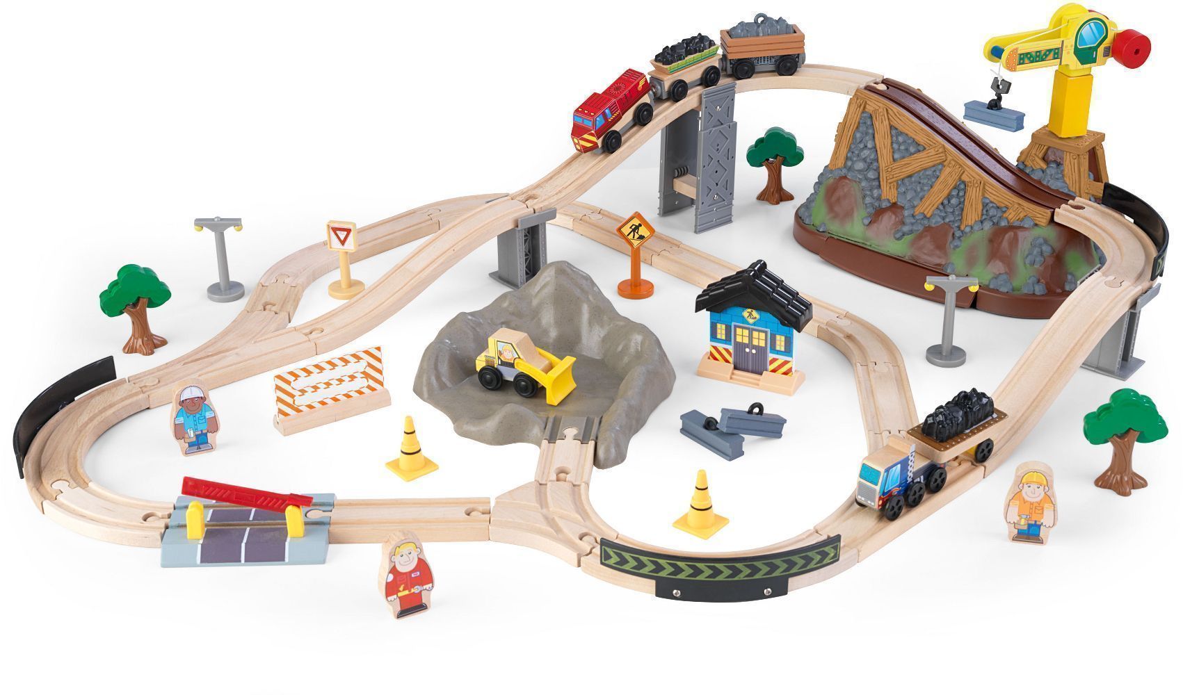 Circuit de train Bucket top en bois